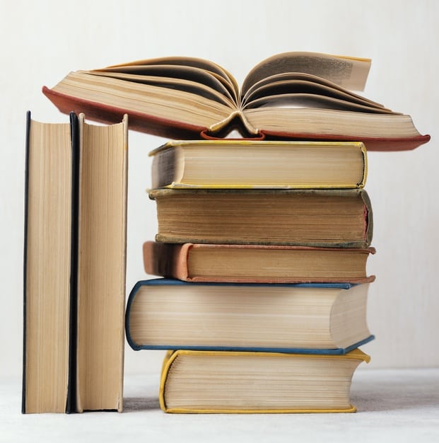 front-view-stack-books-with-one-open_23-2148827193 front-view-stack-books-with-one-open_23-2148827193